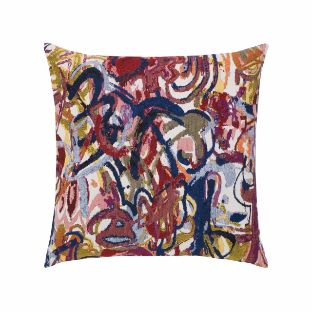 Elaine Smith 20" x 20" Graffiti Double Sided Sunbrella Outdoor Pillow