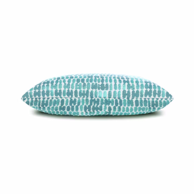 Elaine Smith 22" x 22" Thumbprint Aruba Sunbrella Outdoor Pillow