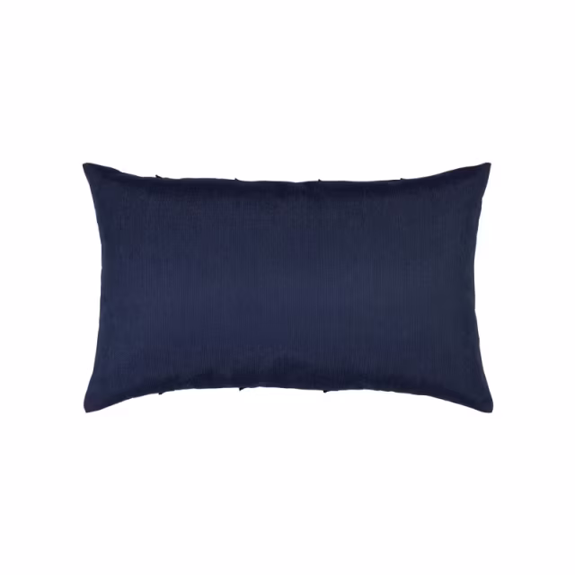 Elaine Smith 20" x 12" Quadrille Indigo Sunbrella Outdoor Pillow