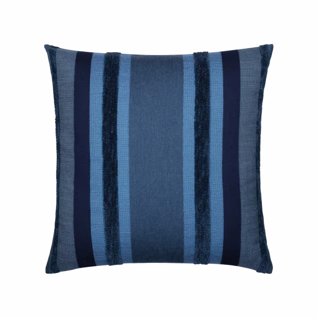 Elaine Smith 20" x 20" Intermix Indigo Sunbrella Outdoor Pillow