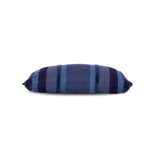 Elaine Smith 20" x 20" Intermix Indigo Sunbrella Outdoor Pillow