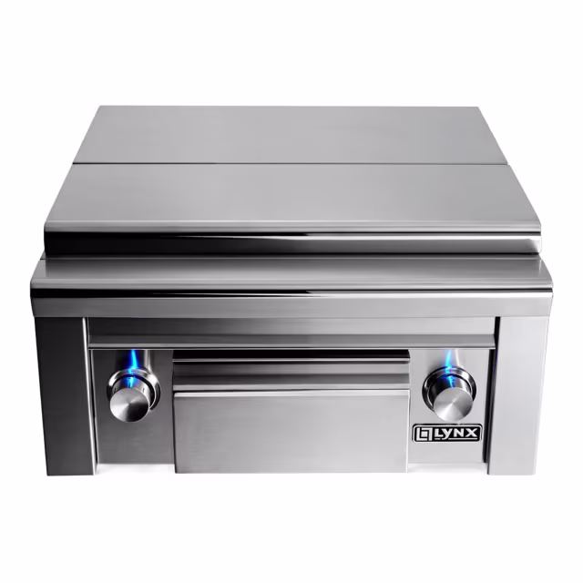 Lynx Grills Professional Double Side Burner with Prep Center Cover