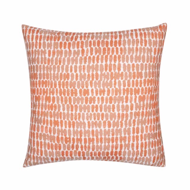 Elaine Smith 22" x 22" Thumbprint Tuscan Sunbrella Outdoor Pillow