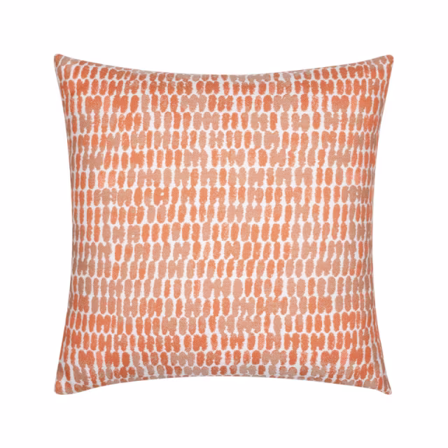Elaine Smith 22" x 22" Thumbprint Tuscan Sunbrella Outdoor Pillow