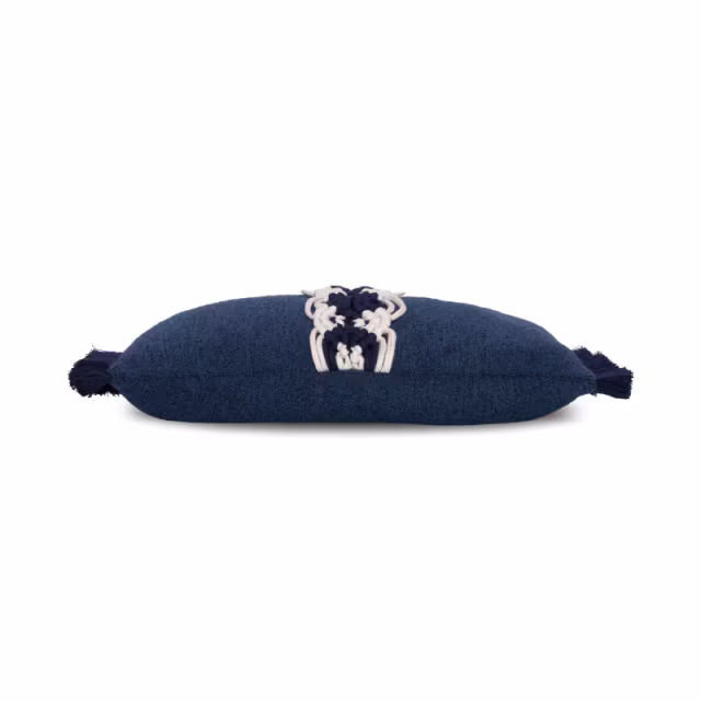 Elaine Smith 20" x 12" Distinction Indigo Sunbrella Outdoor Pillow