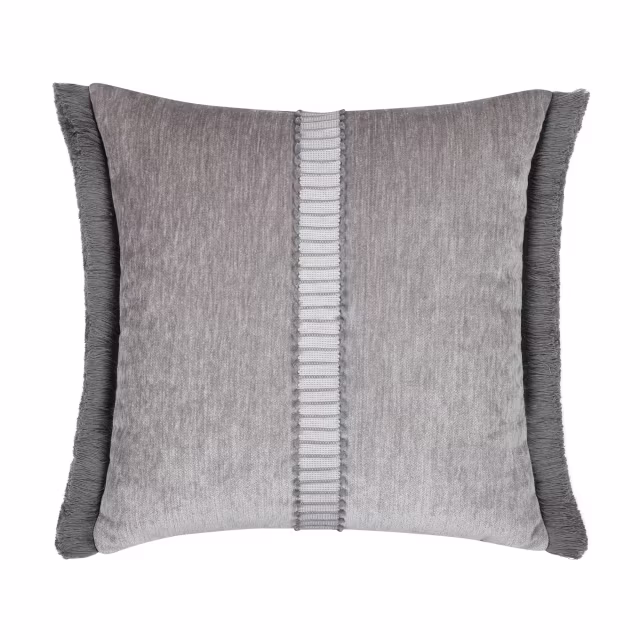 Elaine Smith 20" x 20" Splendor Pewter Sunbrella Outdoor Pillow