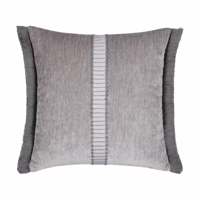 Elaine Smith 20" x 20" Splendor Pewter Sunbrella Outdoor Pillow