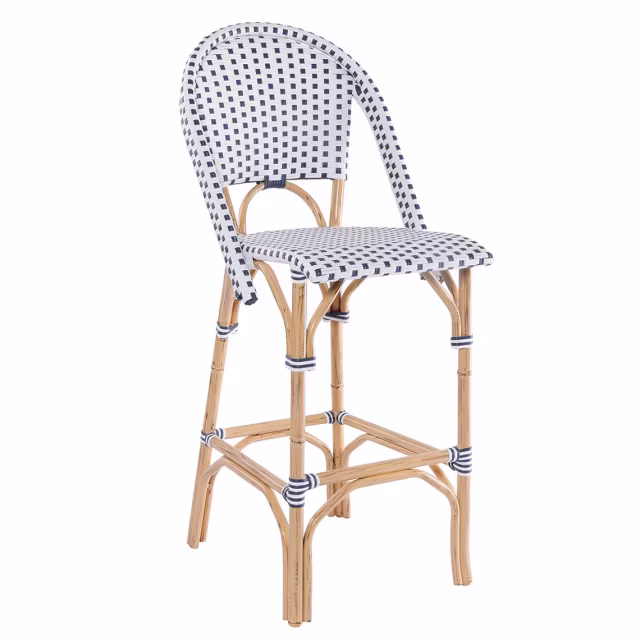 Kingsley Bate Café Aluminum Bar Side Chair