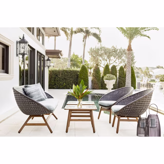 Jensen Outdoor Nest Woven Loveseat