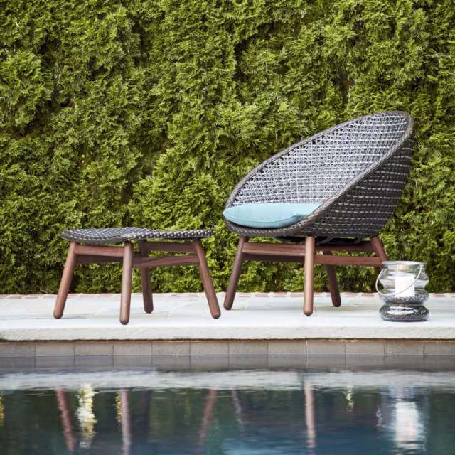 Jensen Outdoor Nest Woven Lounge Chair