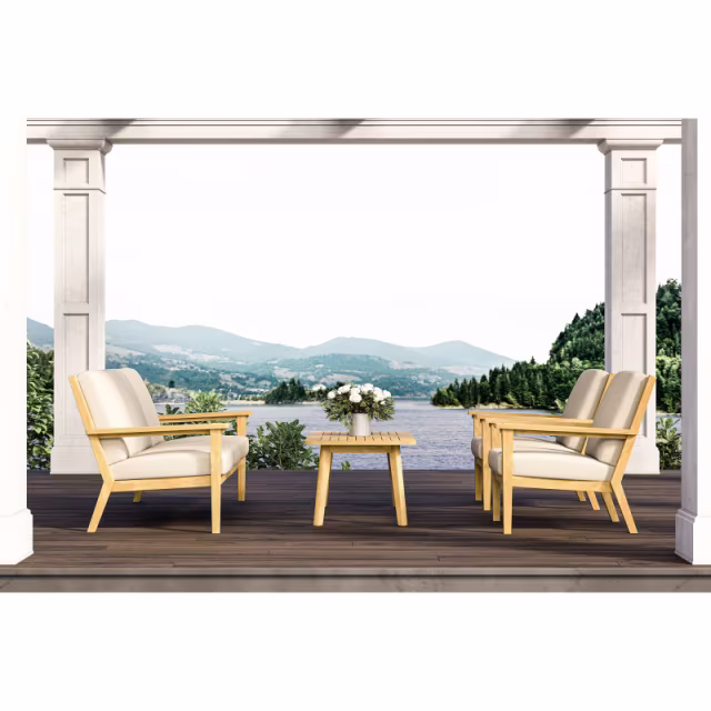 Jensen Outdoor Savannah Teak Sofa