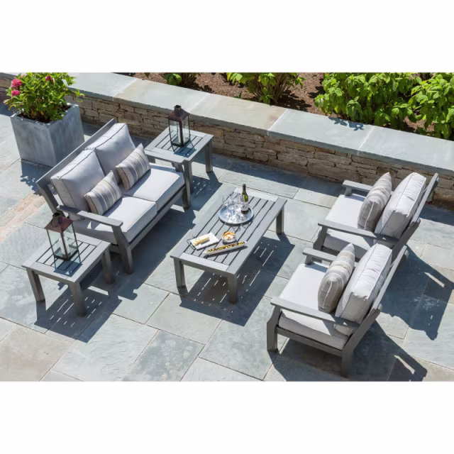Seaside Casual Nantucket 48" Recycled Polymer Rectangular Coffee Table
