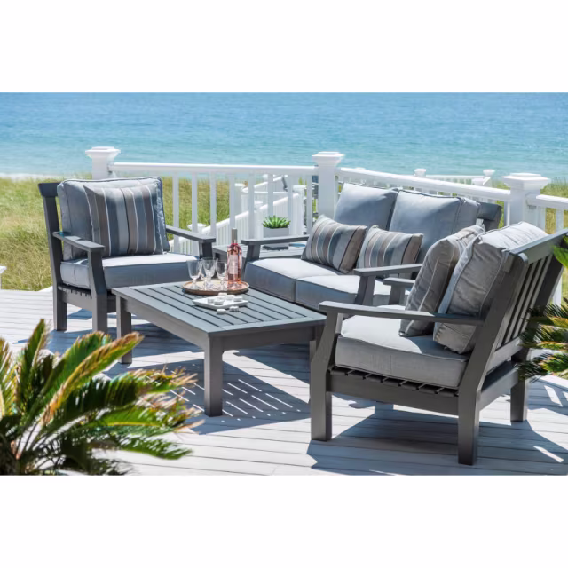 Seaside Casual Nantucket Recycled Polymer Loveseat