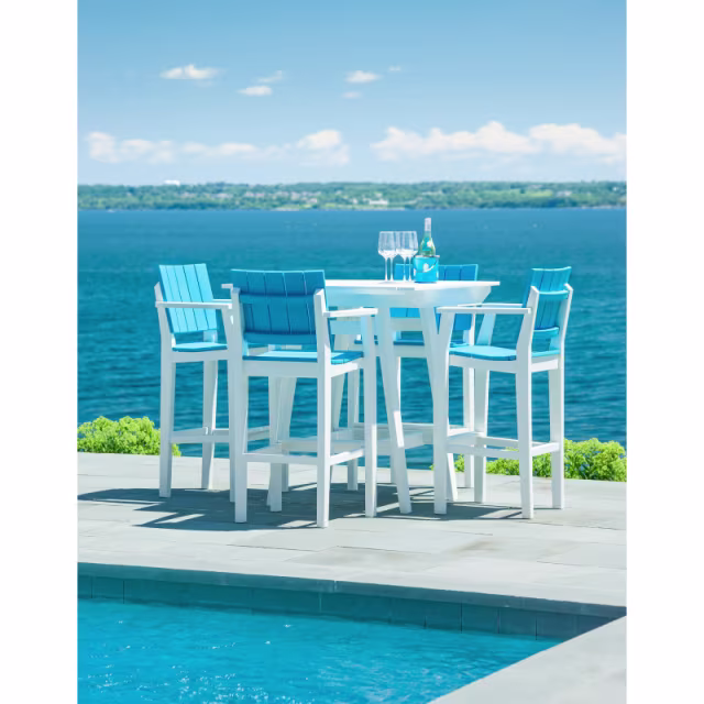 Seaside Casual MAD Recycled Polymer Bar Armchair