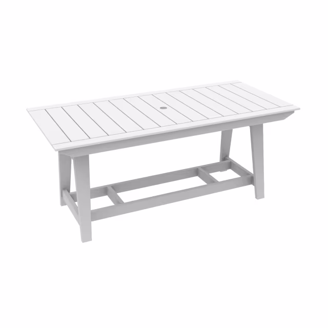 Seaside Casual MAD 85" Recycled Polymer Rectangular Balcony Table