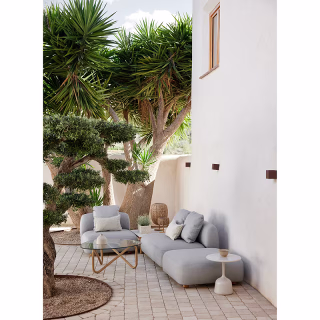 Cane-line Capture Upholstered Single Armless Outdoor Sectional Unit