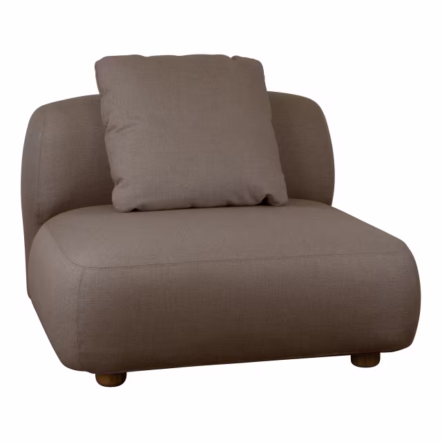 Cane-line Capture Upholstered Single Armless Outdoor Sectional Unit