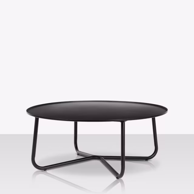 DecoScape Elephant 38" Aluminum Round Coffee Table