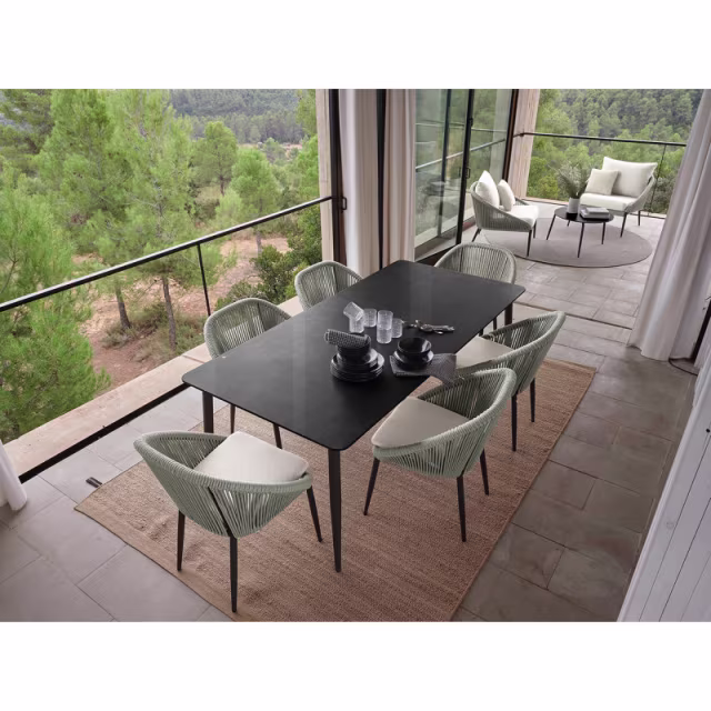 Skyline Design Rodona Stacking Woven Dining Armchair