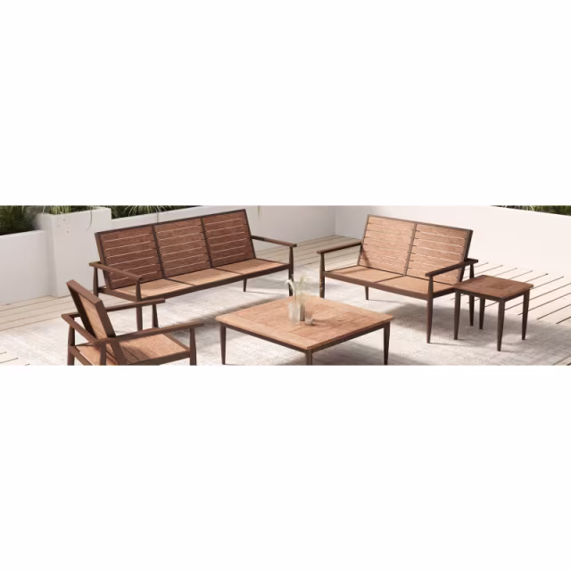 DecoScape Danish Slatted Club Chair