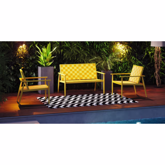DecoScape Danish Sling Loveseat