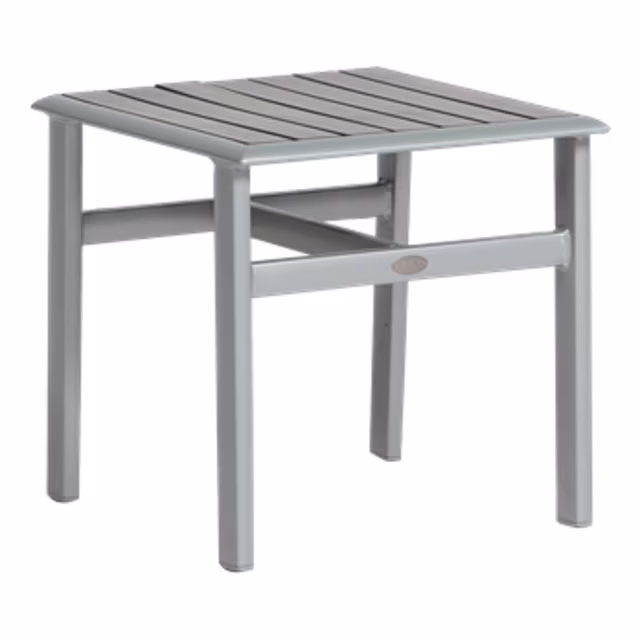 Ratana Lucca 18" Aluminum Square Side Table