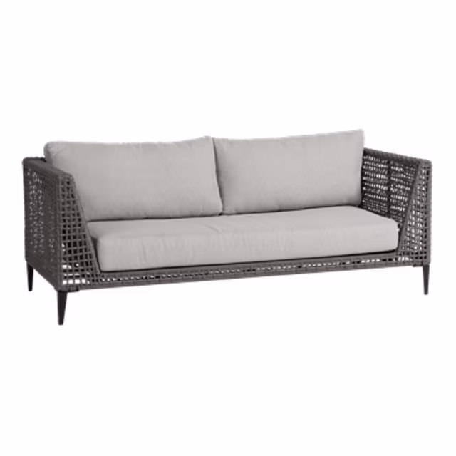 Ratana Genval Aluminum 2.5 Seater Sofa