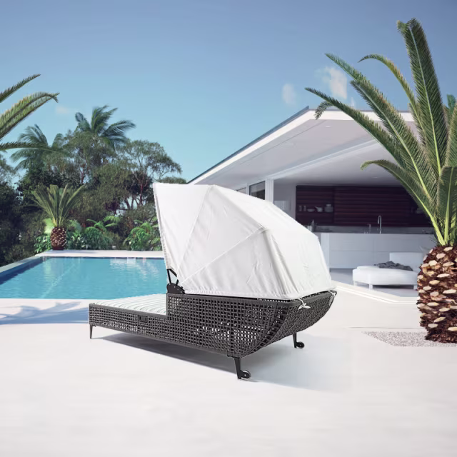 Ratana Genval Rope Daybed with Extending Canopy