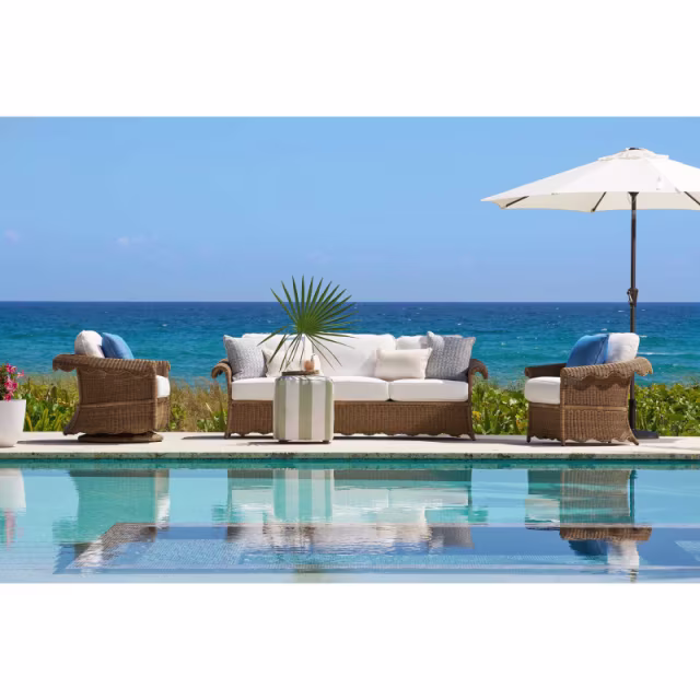 Lane Venture Cleary Wicker Sofa