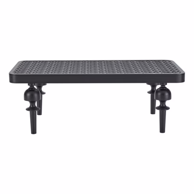 Lane Venture Hemingway Islands 48" Cast Aluminum Rectangular Cocktail Table