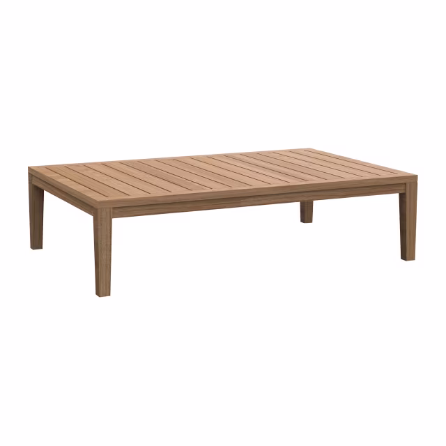 Lane Venture La Jolla 50" Teak Rectangular Cocktail Table