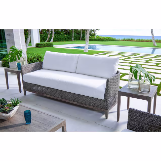 Lane Venture Lenox Hill 20" Aluminum Square End Table