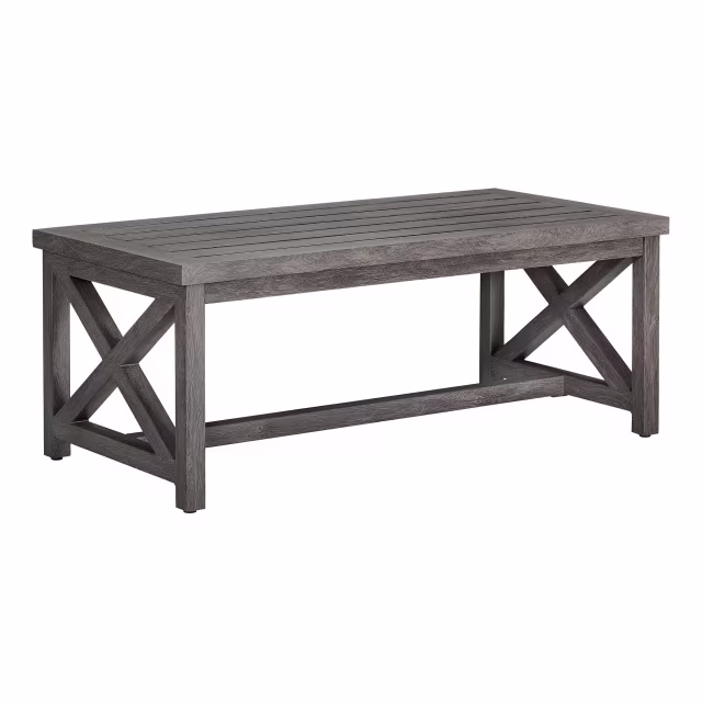 Lane Venture Mystic Harbor 48" Aluminum Rectangular Cocktail Table