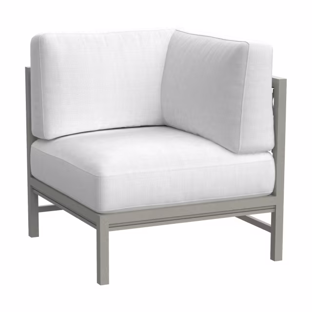 Lane Venture Willow Aluminum Corner Outdoor Sectional Unit