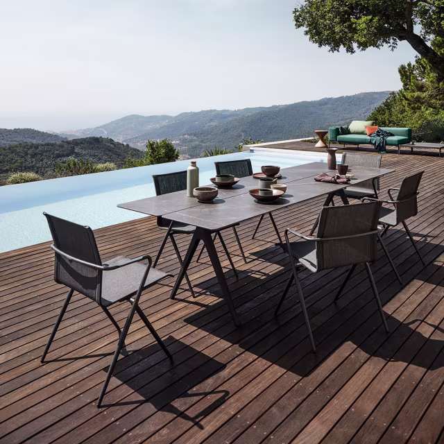 Gloster Split/Ryder 7-Piece Rectangular Dining Set