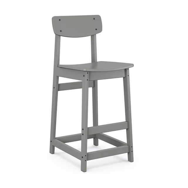 Polywood Modern Studio Urban Bar Side Chair