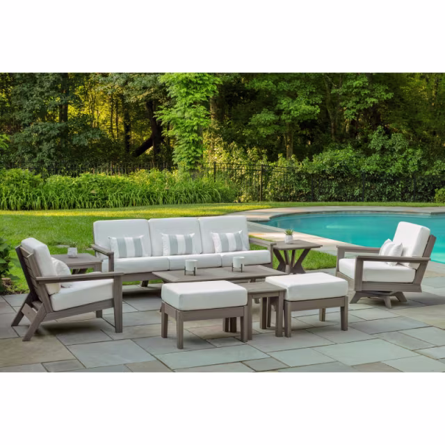 Seaside Casual DEX 24" Recycled Polymer Square Corner Table