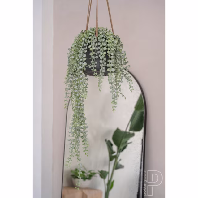 Pottery Pots 24" Faux Senecio Plant - Set of 4