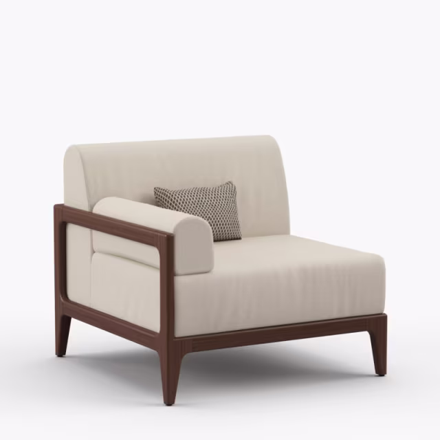 Jensen Outdoor Mix Left/Right End Outdoor Sectional Unit Replacement Cushion