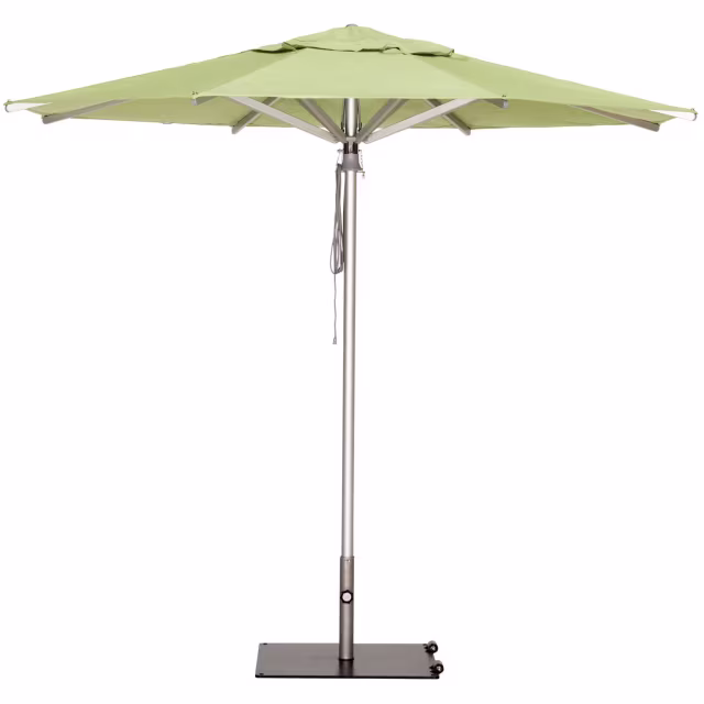 Woodline Shade Solutions Elegance 10' Round Aluminum Market Patio Umbrella