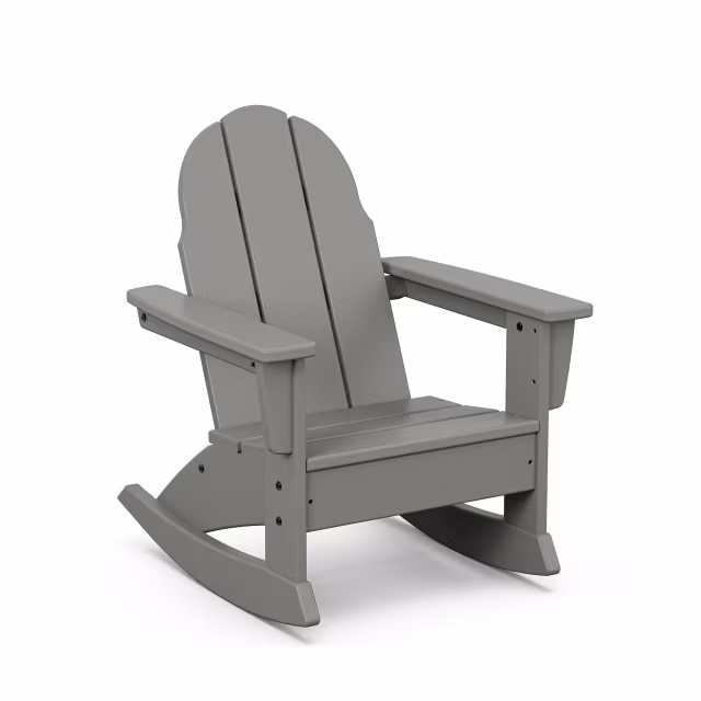 Polywood Vineyard Kids Adirondack Rocking Chair