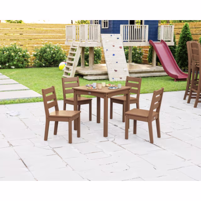 Polywood Lakeside Kids 5-Piece Dining Set