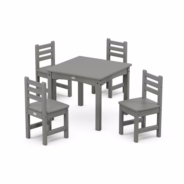Polywood Lakeside Toddler 5-Piece Dining Set
