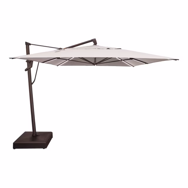 Treasure Garden Starlux AKZ PLUS 10' x 13' Rectangular Aluminum Cantilever Patio Umbrella