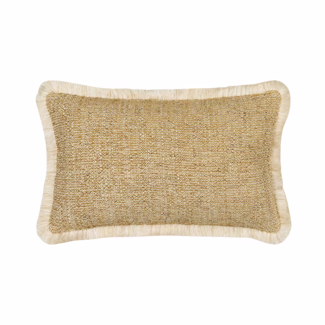 Elaine Smith 20" x 12" Golden Hour Fringed Sunbrella Outdoor Pillow