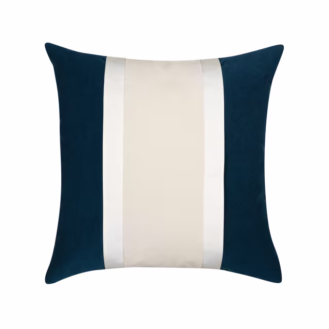 Elaine Smith 20" x 20" Tradition Midnight Sunbrella Outdoor Pillow