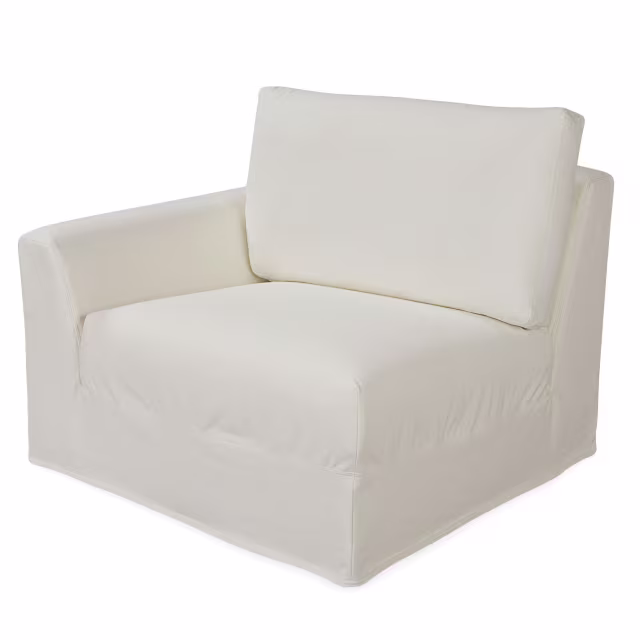 Lee Industries Bermuda Slipcovered Left Arm Outdoor Sectional Unit