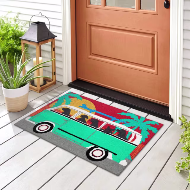 Trans-Ocean Frontporch Beach Trip Indoor/Outdoor Doormat