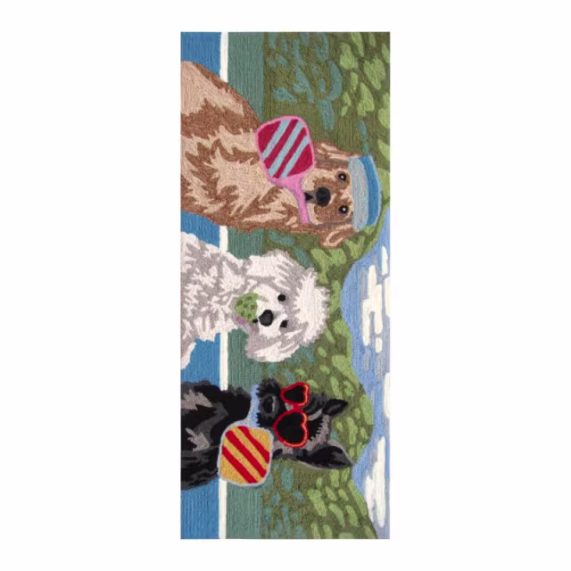Trans-Ocean Frontporch Pickled Pups Indoor/Outdoor Doormat