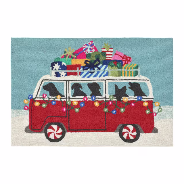 Trans-Ocean Frontporch Happy Howlidays Indoor/Outdoor Doormat